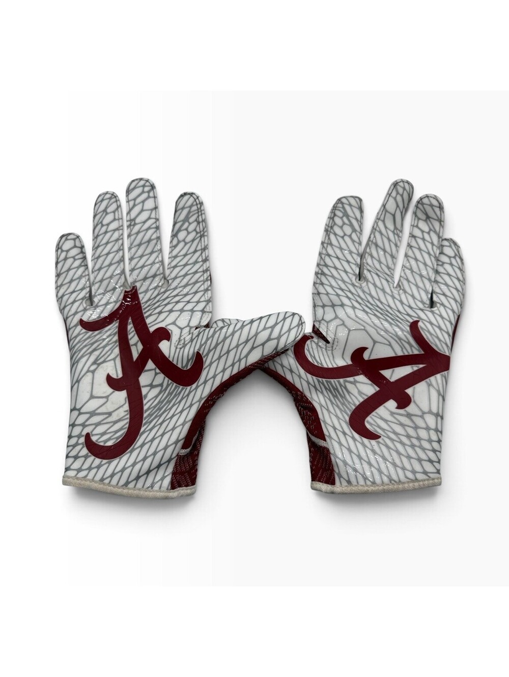 Nike Alabama Crimson Tide Team Issued SB4 Football Gloves Size XL Game Used BCS